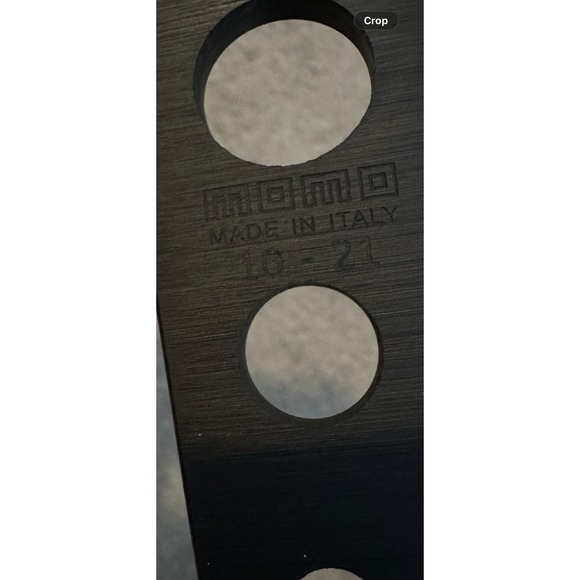 MOMO prototipo P5 Black Edition 350mm 14' Genuine Leather Sport Steering Wheel - Picture 11 of 12